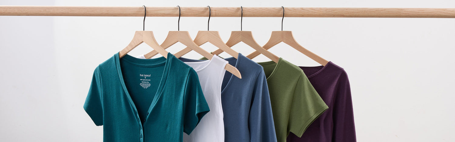 womens organic cotton luxe tops