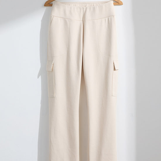 Women's Organic Cotton Double Faced Trouser Pants | Undyed Dye Free No Dye | Fair Indigo | Ethically Made Clothing | Fair Trade Clothes