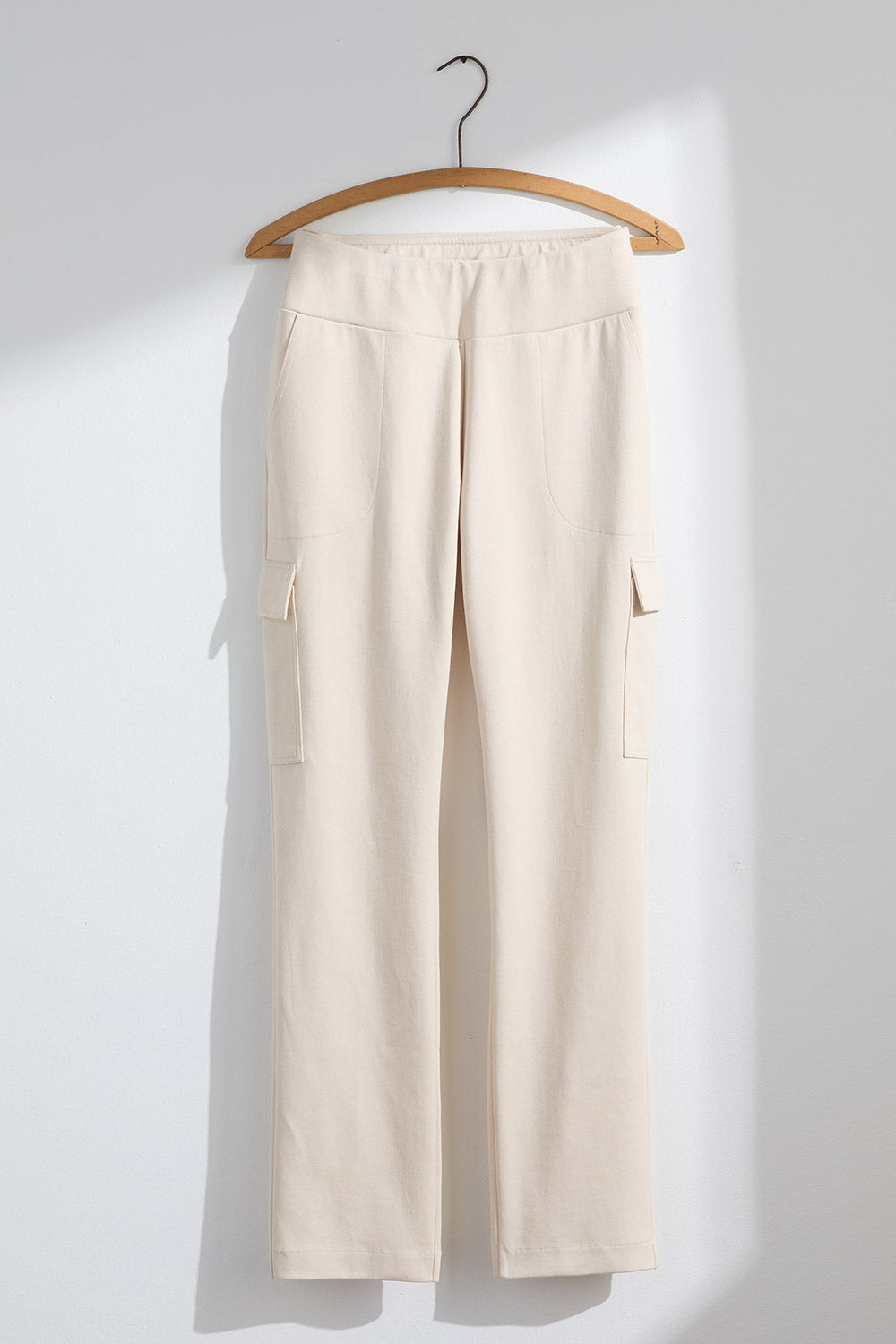Women's Organic Cotton Double Faced Trouser Pants | Undyed Dye Free No Dye | Fair Indigo | Ethically Made Clothing | Fair Trade Clothes