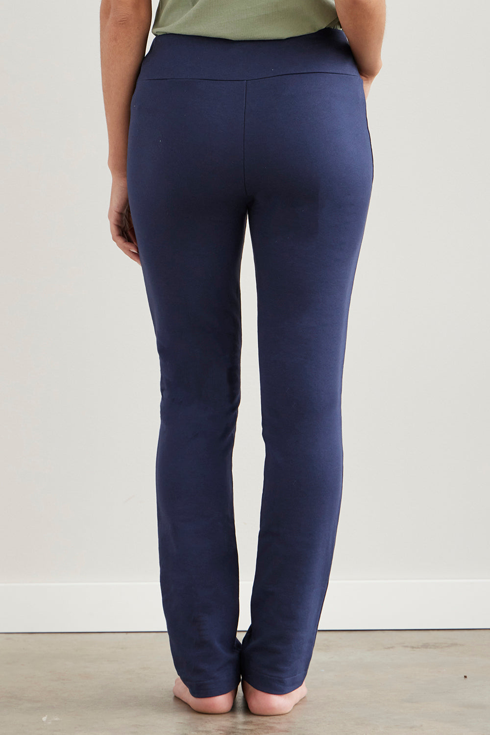 Women's Organic Cotton Knit Pants | Navy Blue | Fair Indigo | Ethically Made Clothing | Fair Trade Clothes