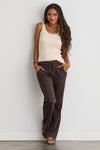 Women's Luxe 100% Organic Cotton Tank Top | Undyed Dye Free No Dye | Fair Indigo | Ethically Made Clothing | Fair Trade Clothes