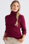 Women's Luxe 100% Organic Cotton Turtleneck