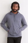 Unisex 100% Organic Cotton Pullover Hoodie | Slate Blue Grey | Fair Indigo | Ethically Made Clothing | Fair Trade Clothes