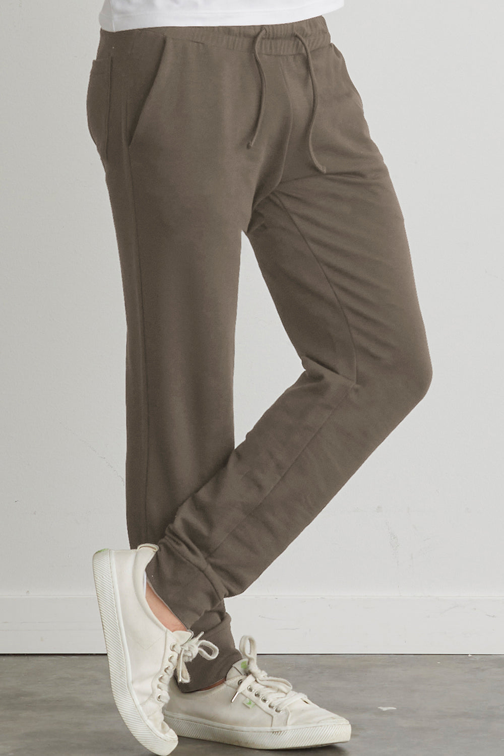 Men's Organic Cotton Jogger Pants | Fatigue Green | Fair Indigo | Ethically Made Clothing | Fair Trade Clothes