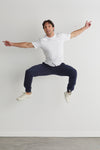 Men's Organic Cotton Jogger Pants | Navy Blue | Fair Indigo | Ethically Made Clothing | Fair Trade Clothes
