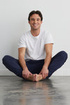 Men's Organic Cotton Jogger Pants | Navy Blue | Fair Indigo | Ethically Made Clothing | Fair Trade Clothes