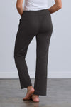 Women's Organic Cotton 100% Cotton Lounge Pants 31 in | Dark Charcoal Grey Heather | Fair Indigo | Ethically Made Clothing | Fair Trade Clothes