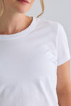 Women's Organic Cotton 100% Cotton Ultra Pura T-shirt | White | Fair Indigo | Ethically Made Clothing | Fair Trade Clothes