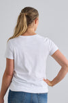 Women's Organic Cotton 100% Cotton Ultra Pura T-shirt | White | Fair Indigo | Ethically Made Clothing | Fair Trade Clothes