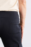 Women's Organic Cotton Double Faced Trouser Pants | Black | Fair Indigo | Ethically Made Clothing | Fair Trade Clothes