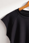 Women's Organic Cotton Minimalist French Terry Dress | Black | Fair Indigo | Ethically Made Clothing | Fair Trade Clothes