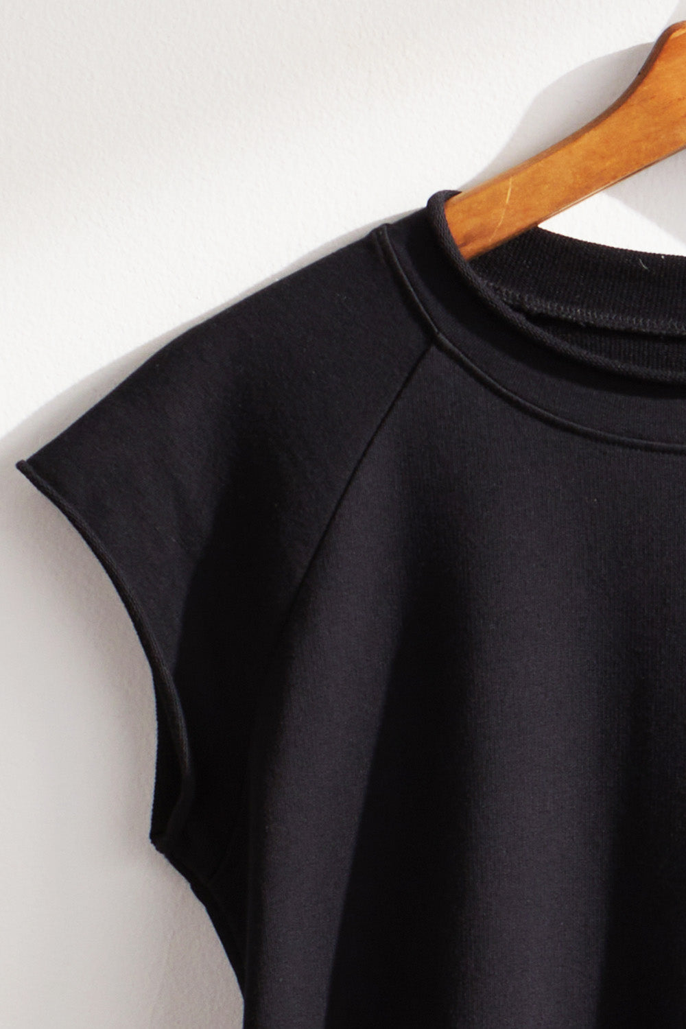 Women's Organic Cotton Minimalist French Terry Dress | Black | Fair Indigo | Ethically Made Clothing | Fair Trade Clothes