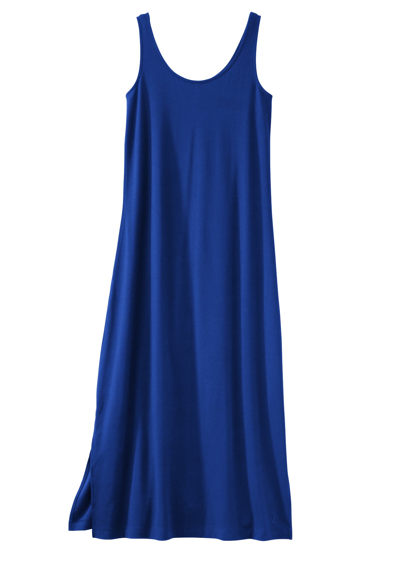 Women's 100% Organic Cotton Midi Tank Dress | Royal Blue | Fair Indigo | Ethically Made Clothing | Fair Trade Clothes