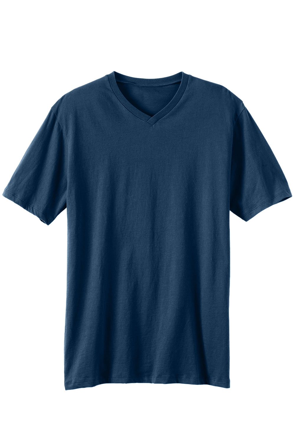 Men's Organic Cotton V-Neck T-Shirt | Dark Ocean Blue | Fair Indigo | Ethically Made Clothing | Fair Trade Clothes