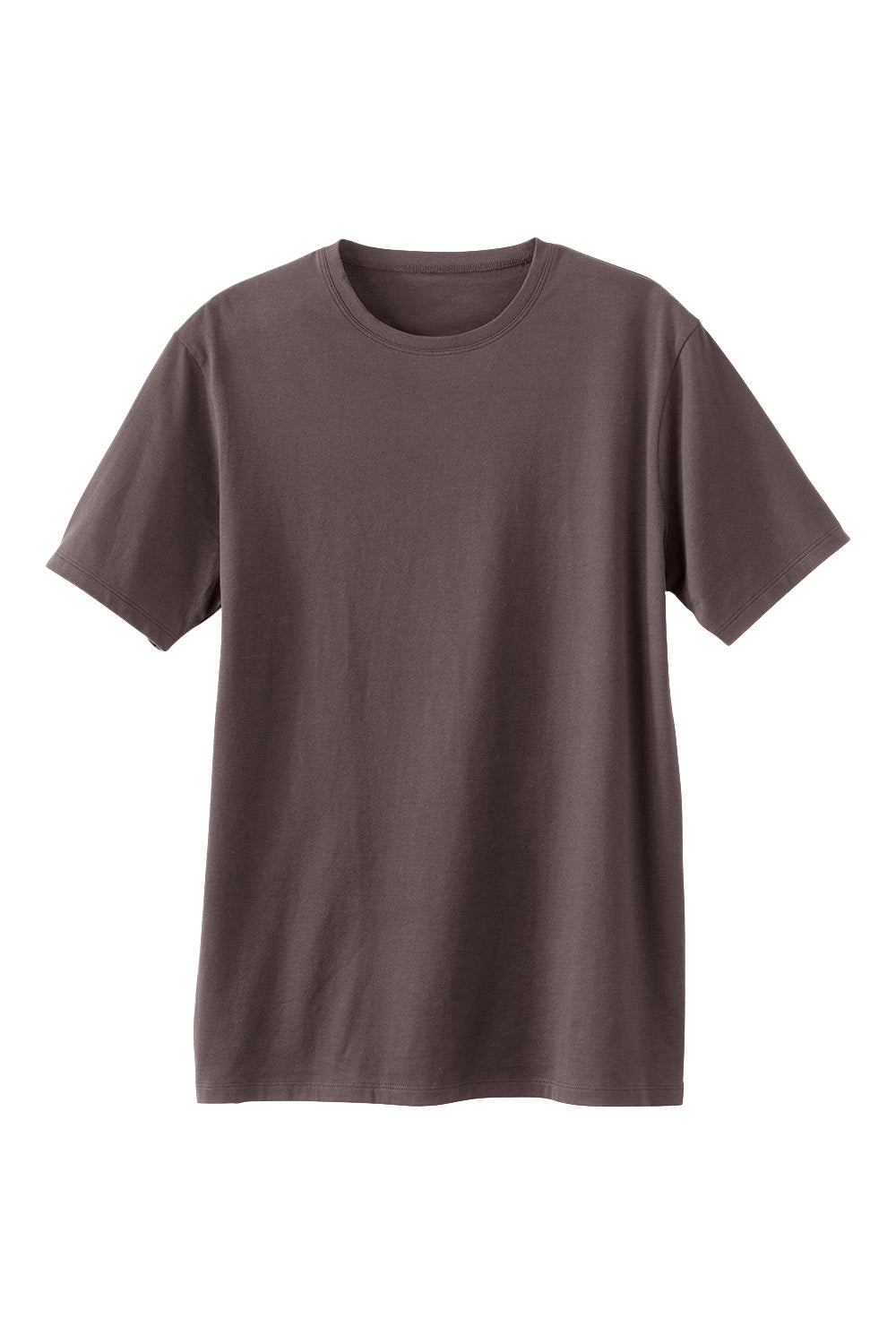 Men's 100% Organic Cotton Crew Neck T-Shirt | Iron Brown | Fair Indigo | Ethically Made Clothing | Fair Trade Clothes