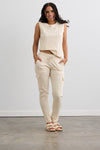 womens organic cotton 100% cotton jogger pants