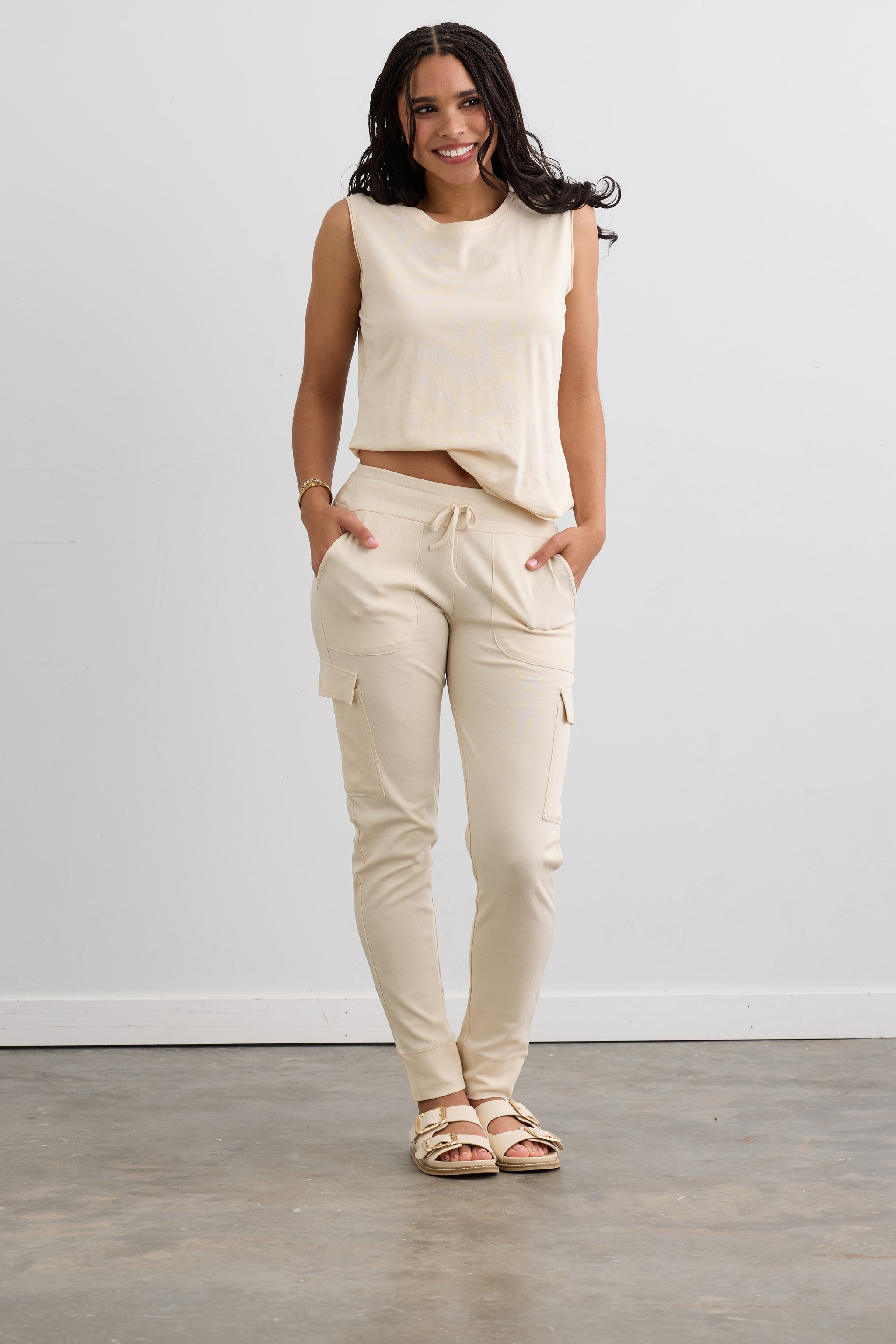 womens organic cotton 100% cotton jogger pants