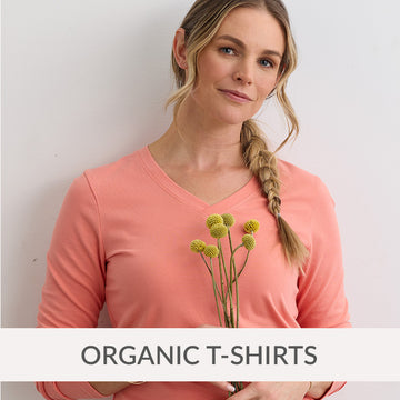 women's organic cotton t-shirts - ethically made fair trade tees - fair indigo