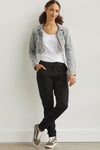Women's Organic Cotton Joggers | Black | Fair Indigo | Ethically Made Clothing | Fair Trade Clothes