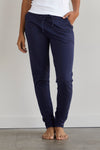 Women's Organic Cotton Joggers | Navy Blue | Fair Indigo | Ethically Made Clothing | Fair Trade Clothes